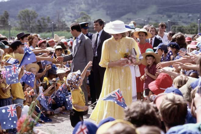 Diana und Charles in Australien und Neuseeland