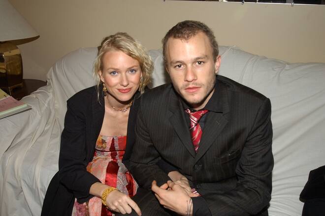 Naomi Watts and Heath Ledger (Photo by Kevin Mazur/WireImage)