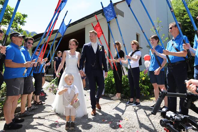 Reto Schmidiger Hochzeit