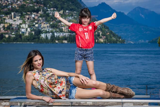 Valon Behrami Wife schwanger Baby vor Euro 2016