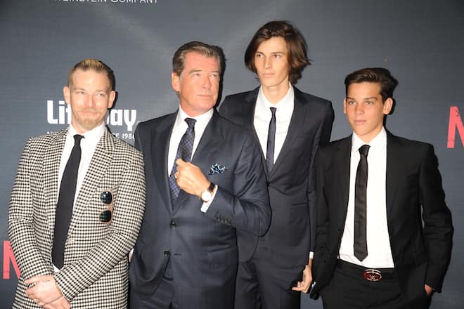 Pierce Brosnan Sean Dylan und Paris