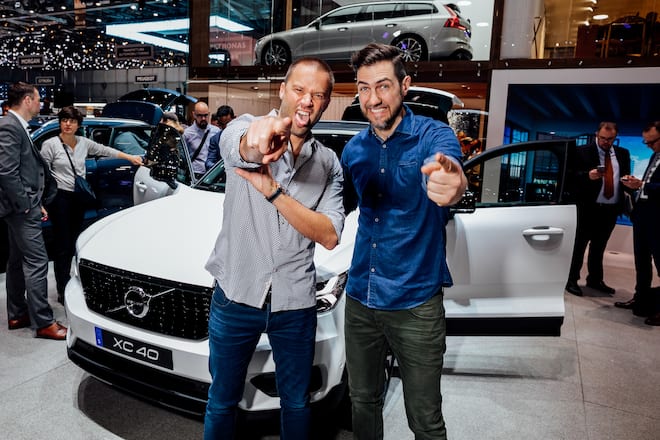 Johnny Fischer und Manuel Burkhart, 2018