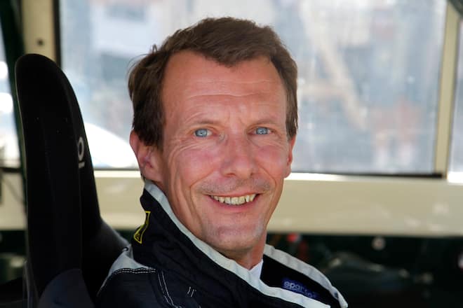 Prinz Joachim (DK), beim Copenhagen Historic Grand Prix Autorennen.Bellahöj, Kopenhagen, Dänemark, 4. August 2018