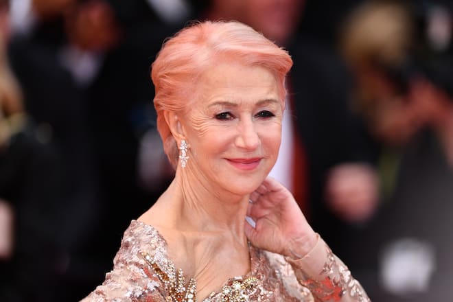 CANNES, FRANCE - MAY 18: English actress Helen Mirren arrives for the screening of the film 'Les Plus Belles Annees d'une Vie' (The Best Years of a Life) at the 72nd annual Cannes Film Festival in Cannes, France on May 18, 2019. (Photo by Mustafa Yalcin/Anadolu Agency/Getty Images)