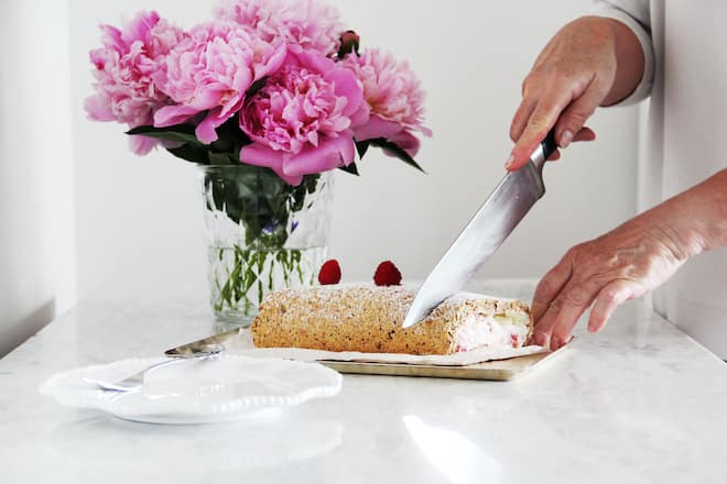 fork and flower X SI Style Rezept: Himbeer-Roulade