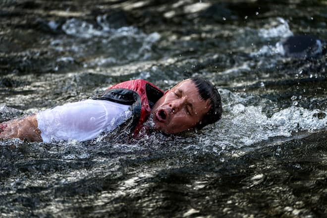 Kronprinz Frederik (DK), nahm am Yeti Adventure Race in Silkeborg vom 28. bis zum 29. August teil Silkeborg, Dänemark, 28. August 2015 ** No SocialMedia Use **