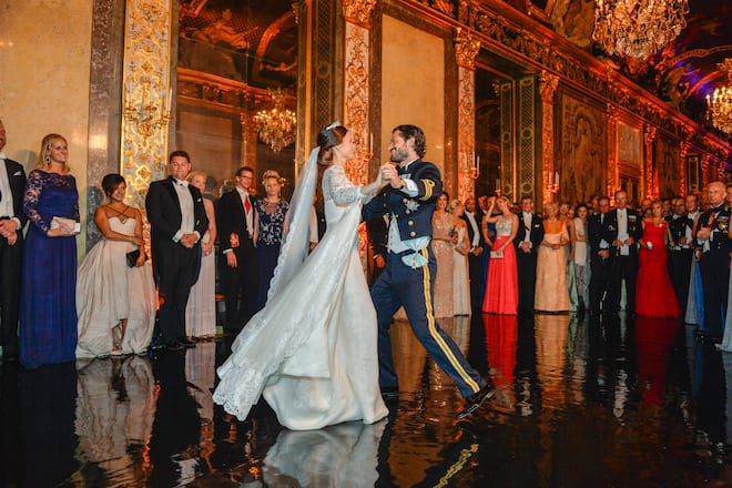 Sofia und Carl Philip bei der Hochzeit 2015