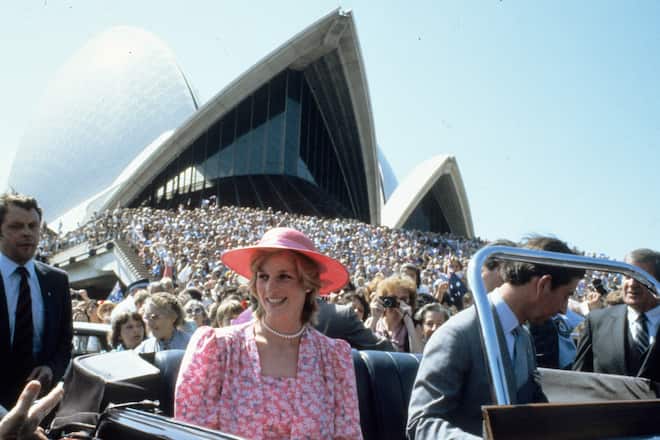 Diana und Charles in Australien und Neuseeland
