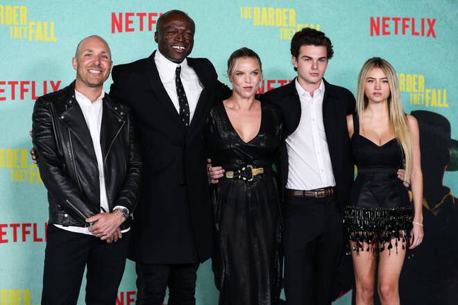 Seal mit Freundin Laura Strayer und Leni Klums Freund Aris Rachevsky