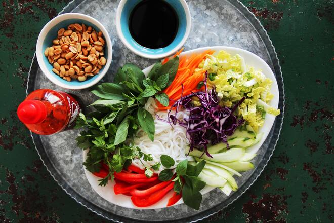 fork and flower X SI Style Rezept: Summer Roll Salat