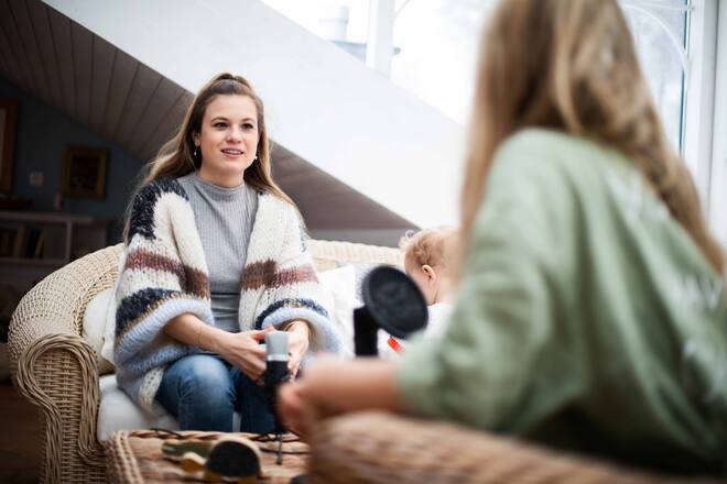 Fabienne Wernly, Radiomoderatorin, mit Sohn Emilio, Eltern-Podcast, 13. Januar 2021