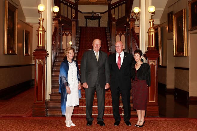 Sonja und Harald von Norwegen