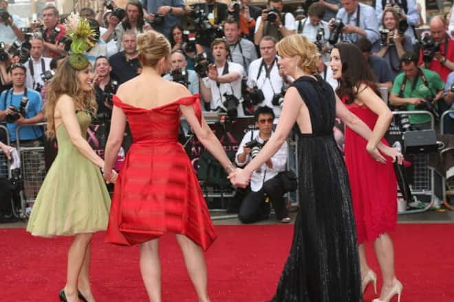Sarah Jessica Parker, Kim Cattrall, Kristin Davis und Cynthia Nixon