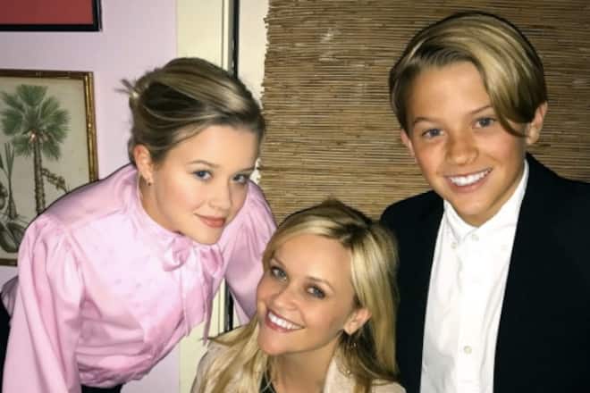 Reese Witherspoon mit Tochter Ava auf Instagram