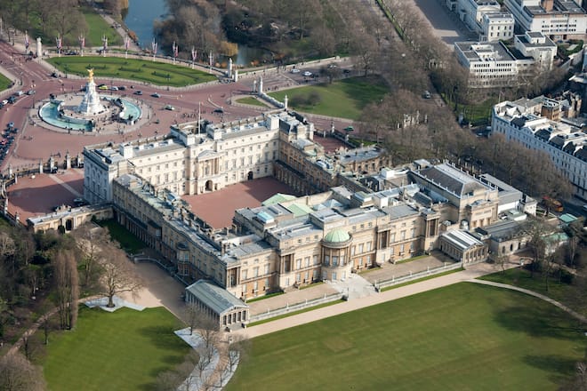 Buckingham Palace, Westminster, London, 2015. (Photo by English Heritage/Heritage Images/Getty Images)