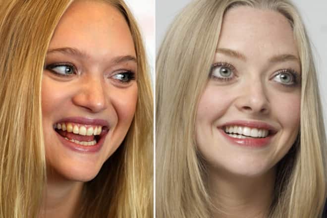 Star-Zwillinge Gemma Ward und Amanda Seyfried