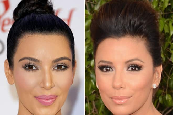 Star-Zwillinge Kim Kardashian und Eva Longoria
