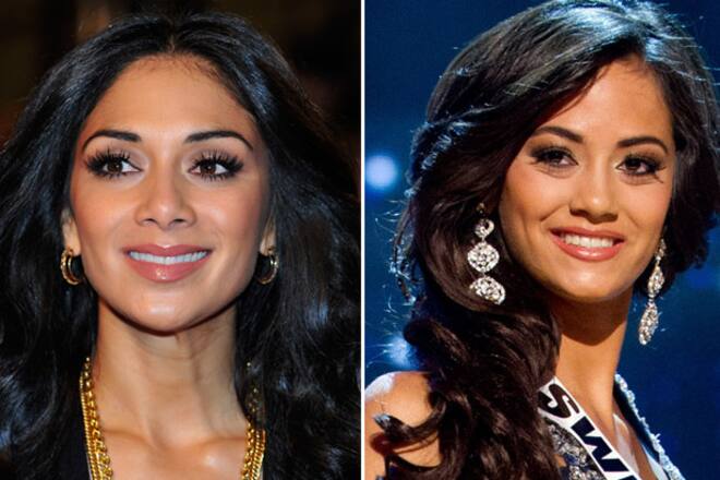 Star-Zwillinge Nicole Scherzinger und Alina Buchschacher