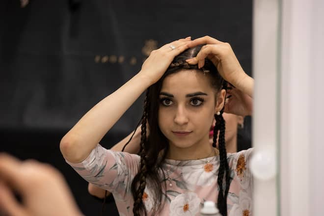 The premiere of the ballet Little Red Riding Hood in "Zaryadie" hall, Moscow, Russia, starring Sergey Polunin and Laura Fernandez. Music by Kirill Richterб Choreography of Ross Freddie-Ray
