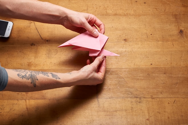 Basteln Selbst gemacht Papier falten