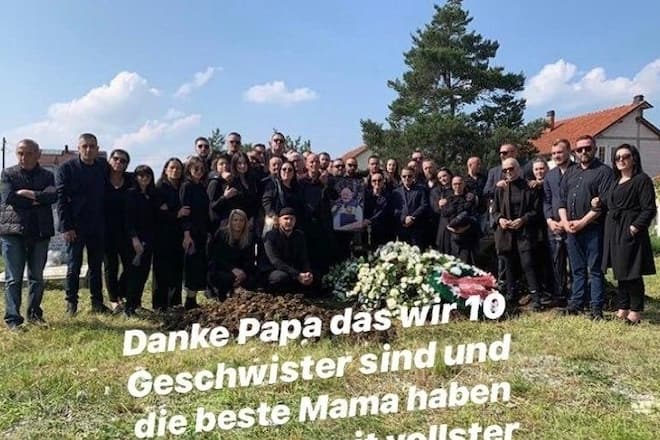 Loredana Beerdigung Vater im Kosovo