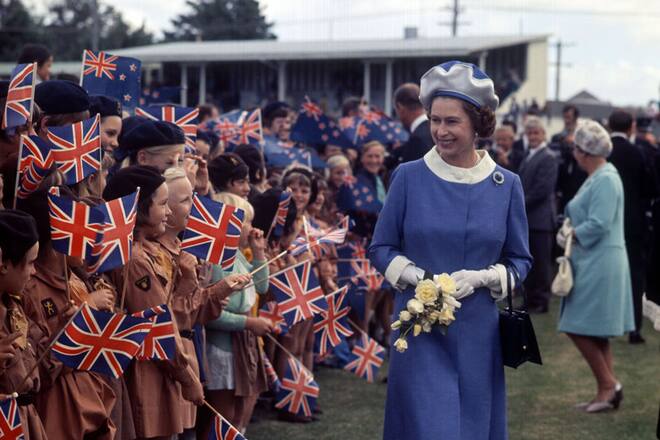 Die Schuhe der Queen in der Gallerie