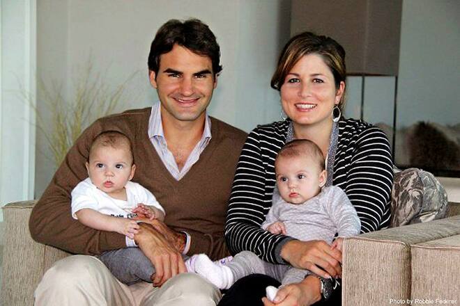 Familie Federer Dezember 2009 (Facebook-Bild)