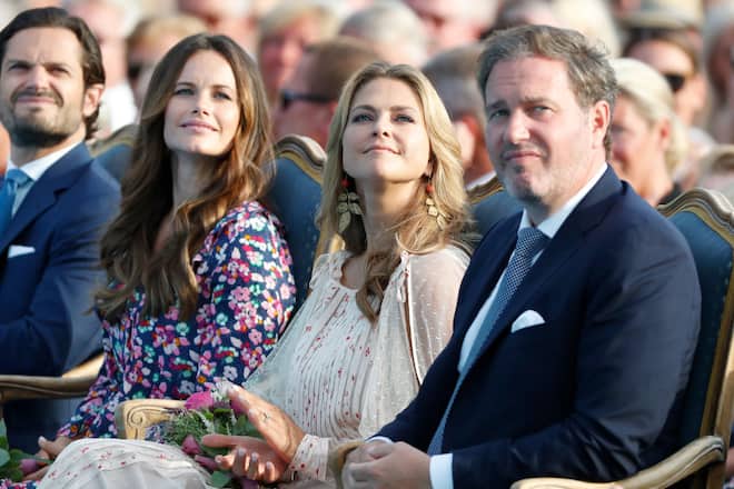 Prinzessin Sofia (2.v.l.) und Chris O'Neill (r.) kennen sich schon seit 20 Jahren.