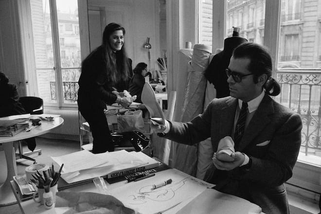 Karl Lagerfeld im Wandel der Zeit