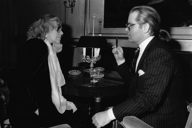 Karl Lagerfeld im Wandel der Zeit