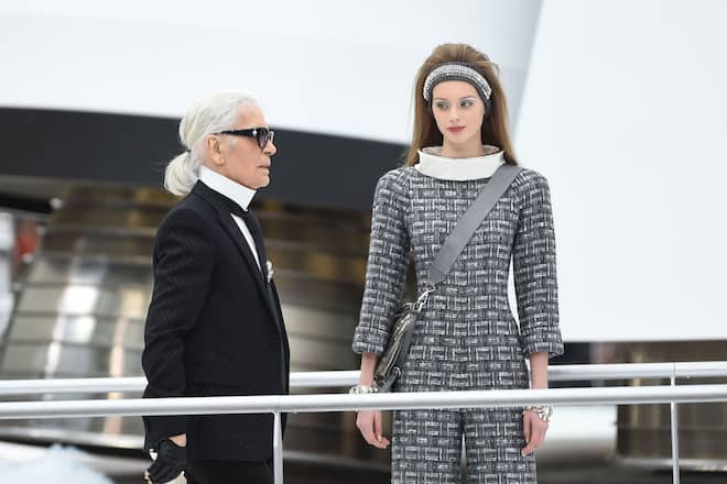 Karl Lagerfeld im Wandel der Zeit