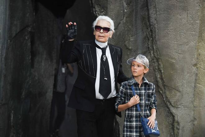 Karl Lagerfeld im Wandel der Zeit