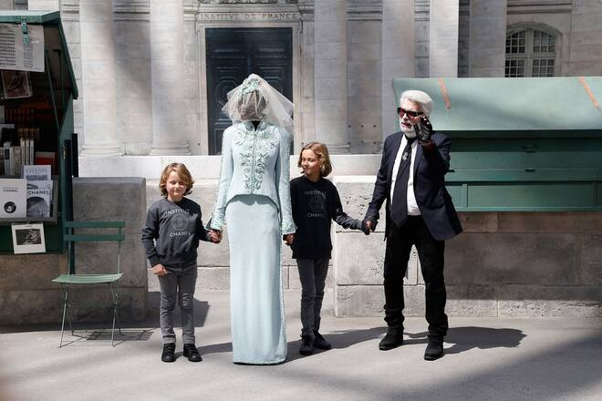 Karl Lagerfeld im Wandel der Zeit