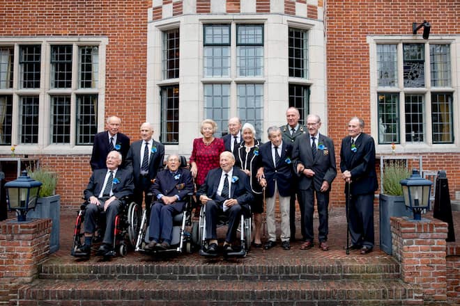 Beatrix der Niederlande an Veteranenveranstaltung