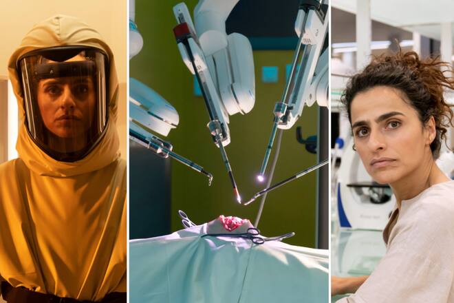 Sesede Terziyan spielt die Hauptrolle Dr. Maral Safadi in der Zukunftsstaffel der Serie «Charité».