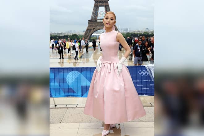 Ariana Grande in Paris.