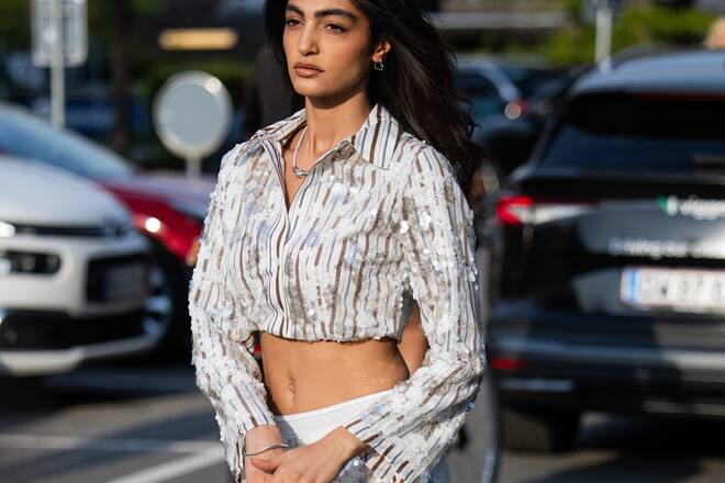 Ex-«GNTM» Kandidatin Soulin Omar bei der Fashion Week in Kopenhagen.