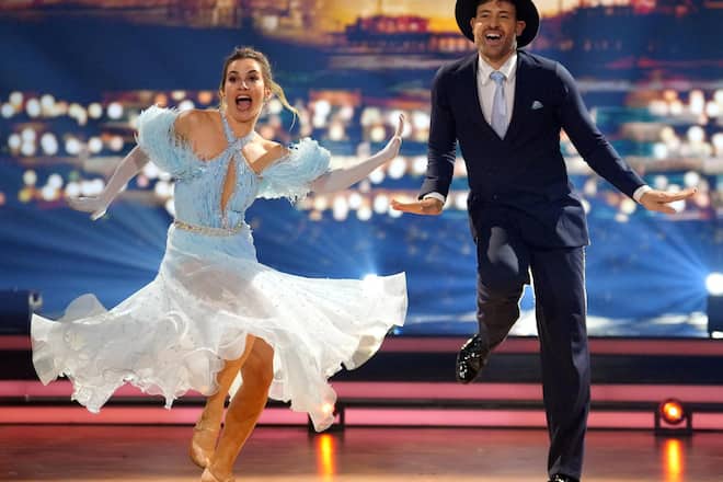 Marc Eggers und Renata Lusin bei «Let's Dance».