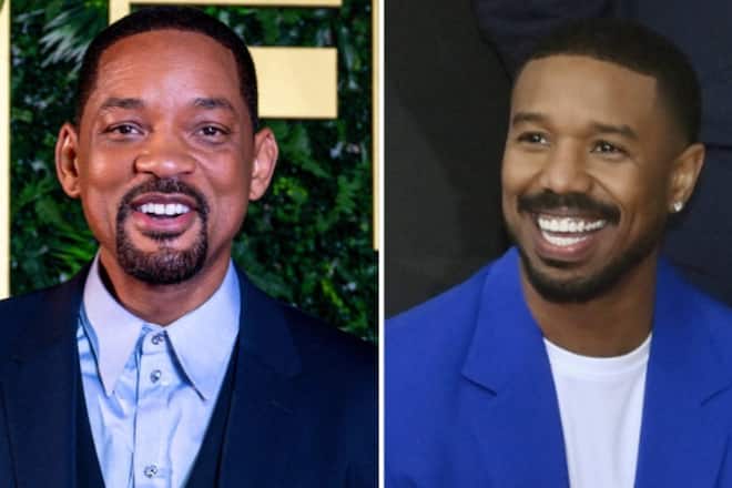 Will Smith (l.) und Michael B. Jordan sollen dank «I Am Legend 2» erstmals gemeinsam vor der Kamera stehen.
