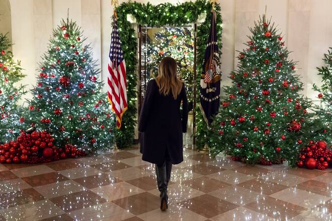 Melania Trump Weihnachten 2018