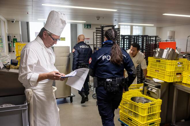 Staatsbesuch von Frankreichs Praesident Emmanuel Macron und seiner Frau Brigitte Macron am 15.11.2024 in Bern. © Kurt Reichenbach