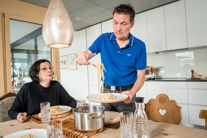 Daniel Bumann Homestory St. Moritz Ehefrau Ingrid