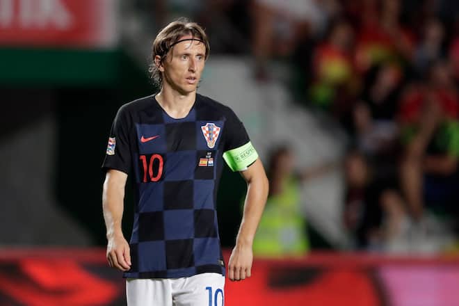 Luka Modric Nati-Spieler Kroatien und Real Madrid Spieler und seine Familie