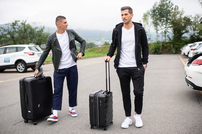 Steven Zuber und Remo Freuler Nati-Camp