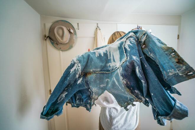 Künstlerin Moira Musio in ihrer Wohnung in Bülach und in ihrem Atelier in Embrach.