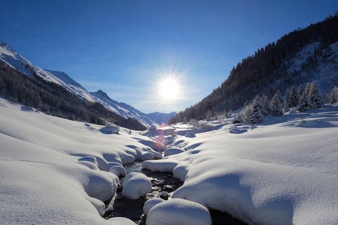 Davos_Dischmatal_Seitental_Landschaft_Winter