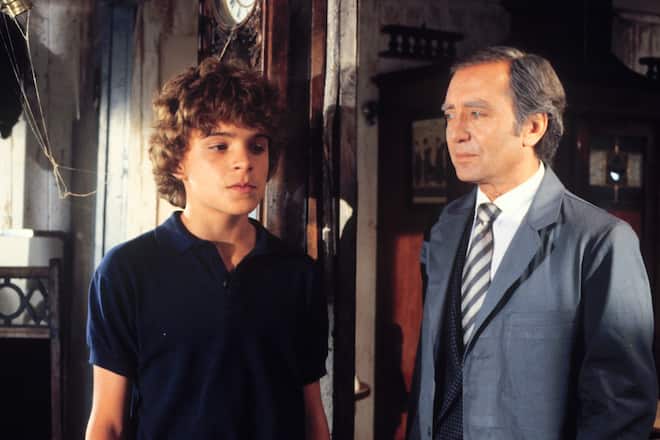 (Hans Clarin, Josef Gröbmayr, "Oliver;Maass" ZDF, (Photo by Peter Bischoff/Getty Images))