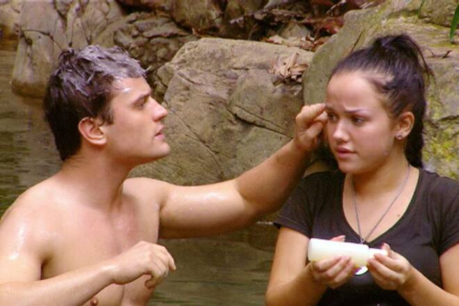 Dschungelcamp 2012 Tag 6 Kim und Rocco