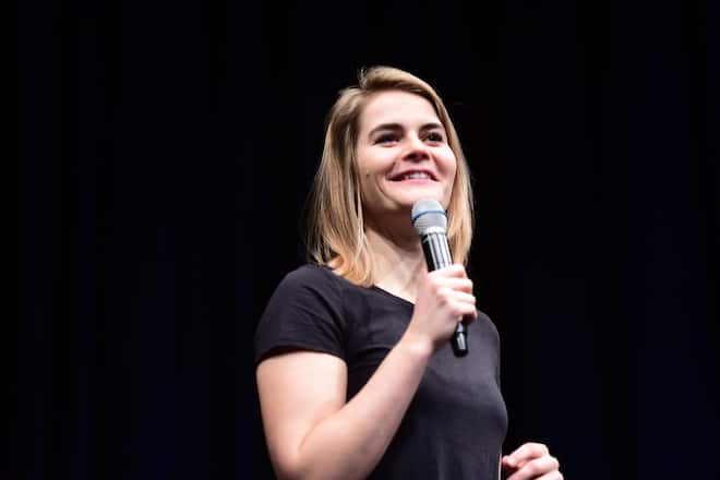 Hazel Brugger ist am Freitag nach Rom gereist.