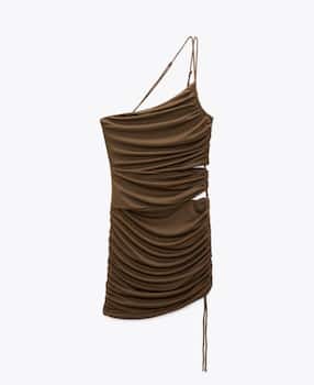 Asymmetrisches Minikleid